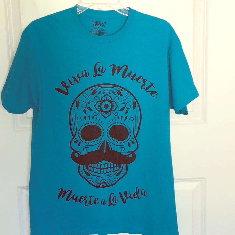 American Crown Sugar Skull Graphic Tee Medium